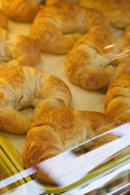 Fresh croissants